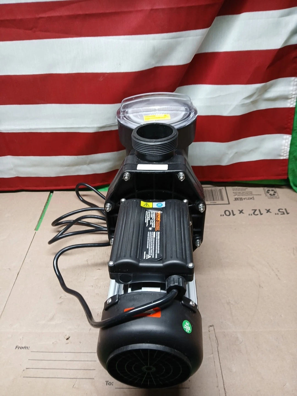 VEVOR Above Ground Pool Pump, 2 HP, 135 GPM Max Flow Single Speed Swimming Pool