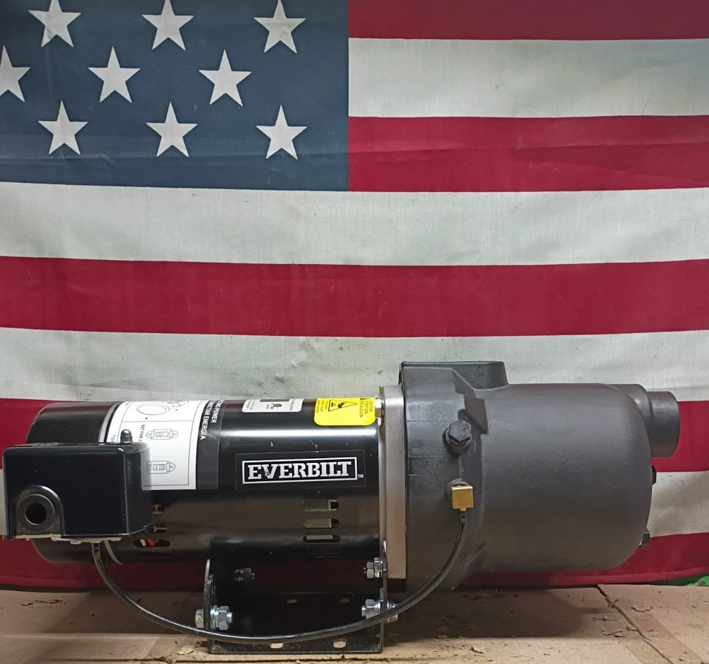 HDSWJ5P Everbilt 1/2 HP Plastic Shallow Well Jet Pump Open Box