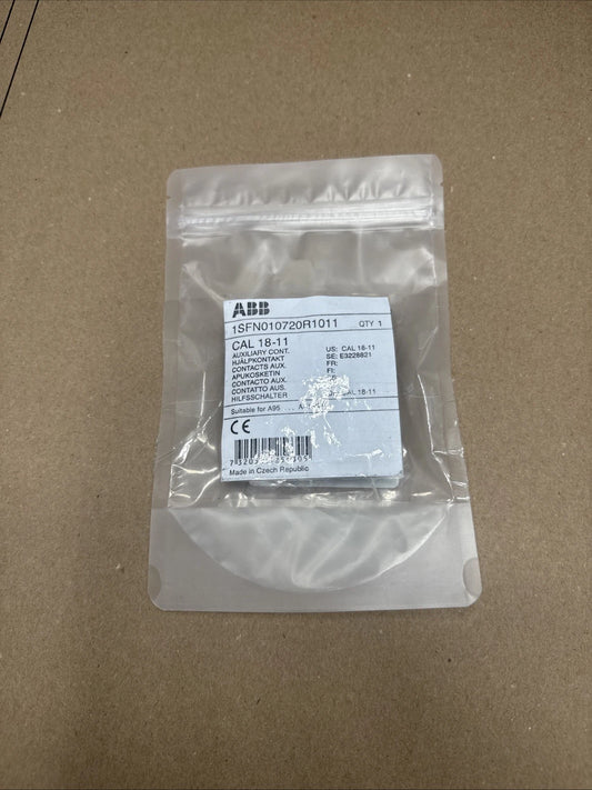 ABB CAL 18-11 AUXILIARY CONTACT BLOCK 1SFN010720R1011