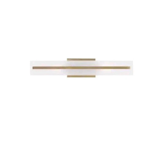 Visual Comfort Studio Dex Small Two-Light Bath Vanity Satin Brass finish OB