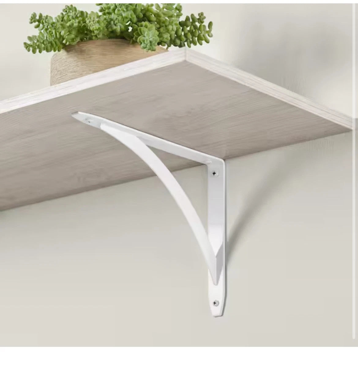 10-Pack Everbilt 10" White Cove Arch Decorative Shelf Brackets NEW