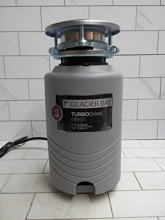 Glacier Bay GB500 Turbo Grind 1/2hp Garbage Disposal - Open Box Read