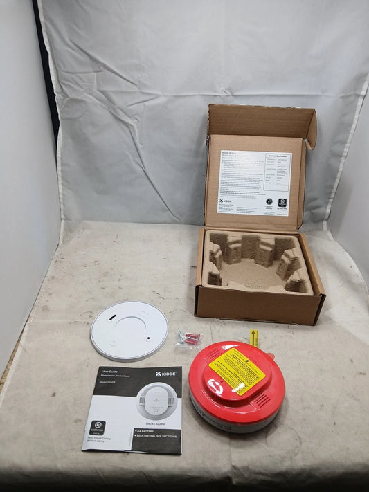KIDDE 20SDR Photoelectric Smoke Alarm AA Battery Powered LED Warning (OB)