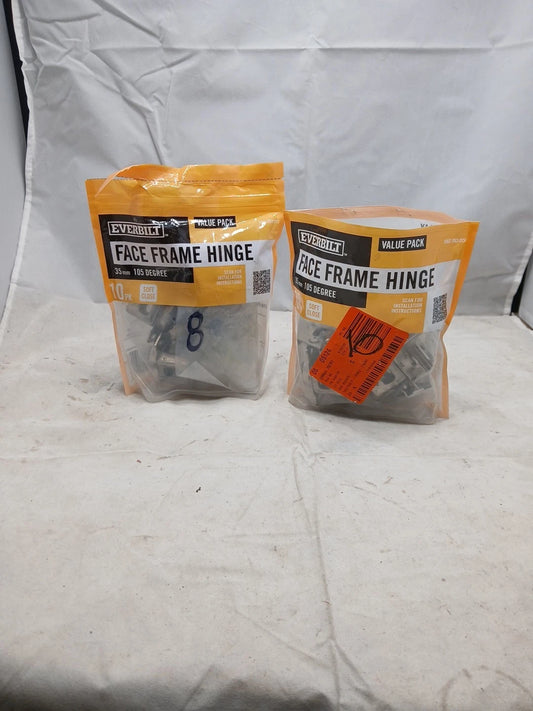 18 PK Everbilt 1002 763073 Face Frame Hinge Ob New