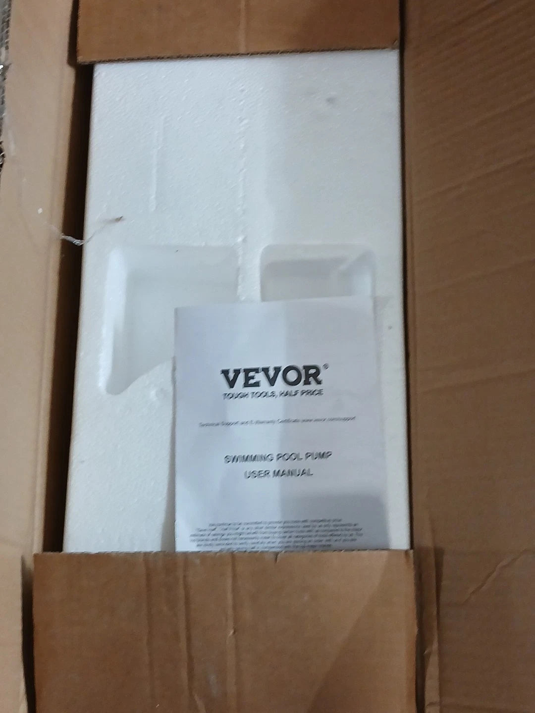 VEVOR SWIMMING POOL PUMP model : HAP1500 FOR PARTS