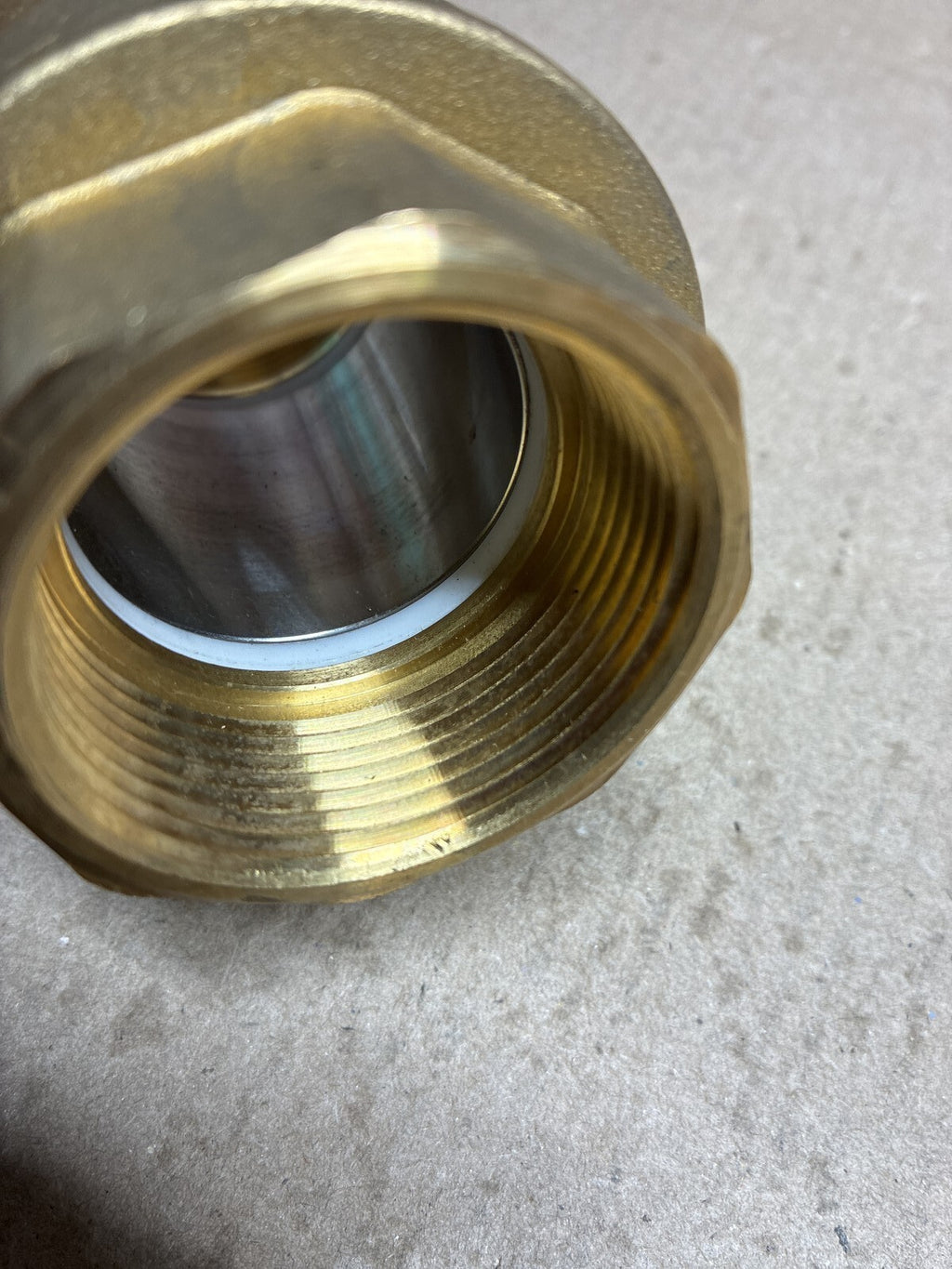 Everbilt 1-1/2 in. FNPT Lead Free Brass Full Port Threaded Ball Valve