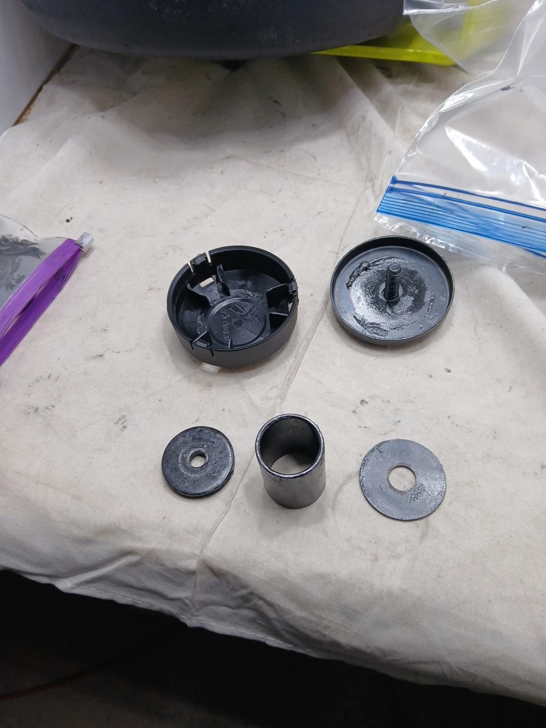 Front Wheel & Caster Fork With Bearings+seal for Ryobi Z42Li 80v Zero Turn Mower