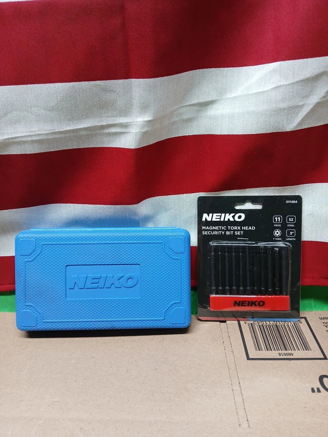 Neiko 10086A 6 Point Torx Plus Bit Socket Set + Star Drill Bits READ DESC