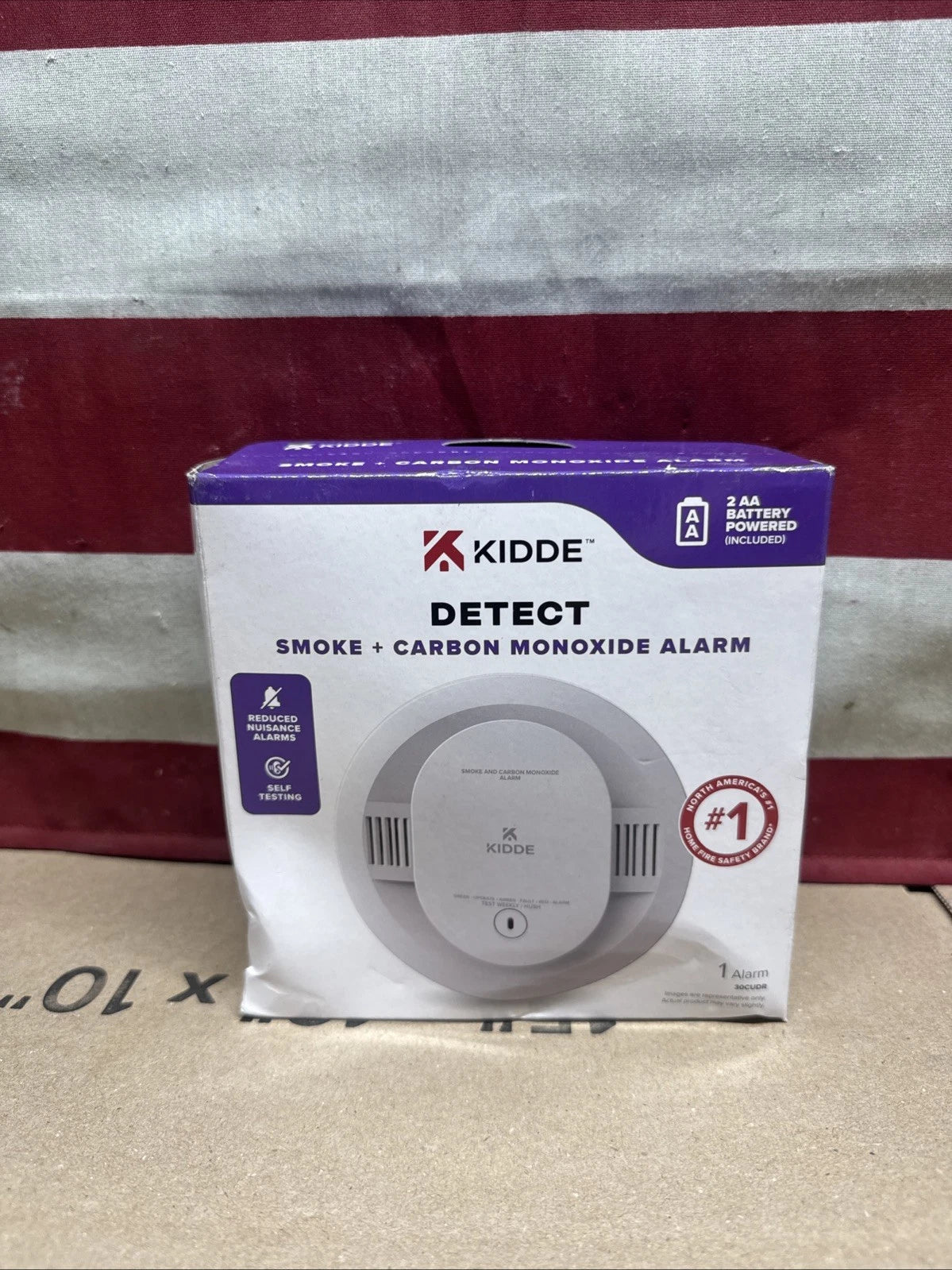 Kidde (30CUDR) AA Battery Powered Smoke & Carbon Monoxide Detector