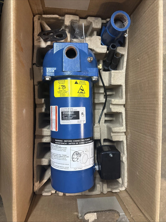 Everbilt 1 HP Professional Convertible Jet Pump For Parts Only READ DESCRIPTION
