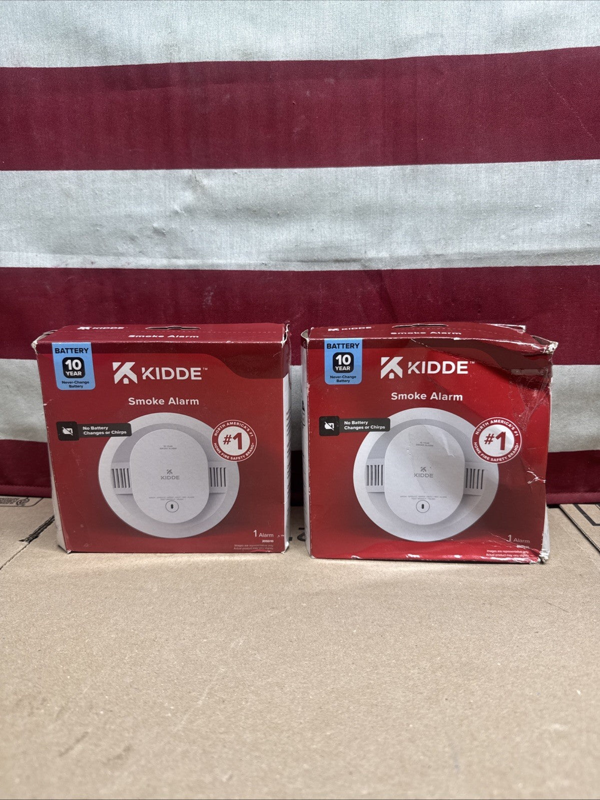 Kidde 20SD10 10-Year Battery Powered Detect Smoke Alarm w/ Photoelectric Sensor