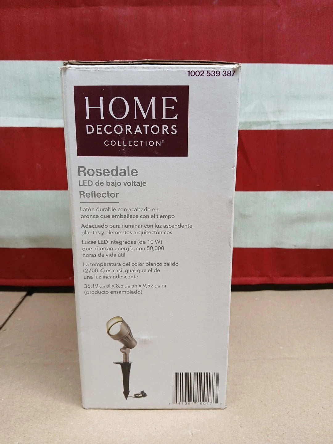 Home Decorators 50-Watt Rosedale Brass In bronze LED Landscape Flood Light