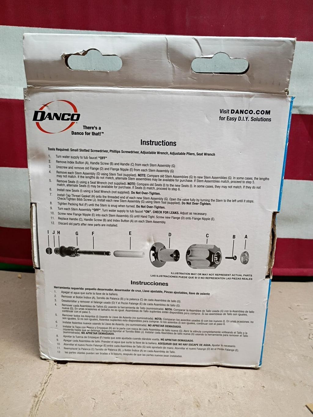Danco 39619 Tub/Shower Remodeling Kit for Pfister Verve CHROME Open Box