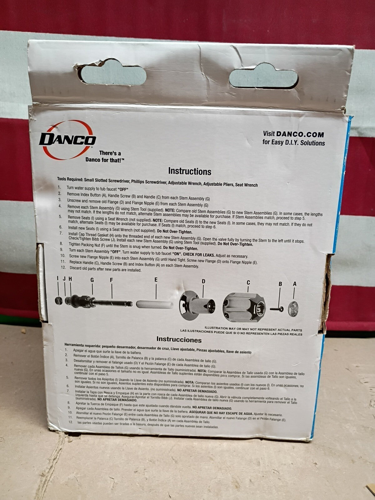 Danco 39619 Tub/Shower Remodeling Kit for Pfister Verve CHROME Open Box
