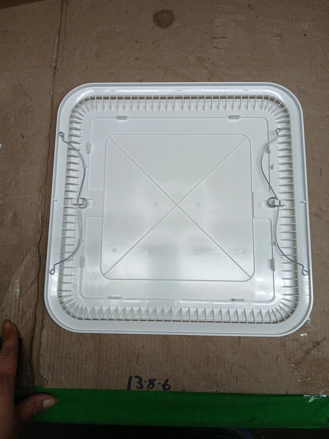 Broan NuTone Flex AE80K CFM Ceiling Bathroom Exhaust Fan CleanCover Grille White