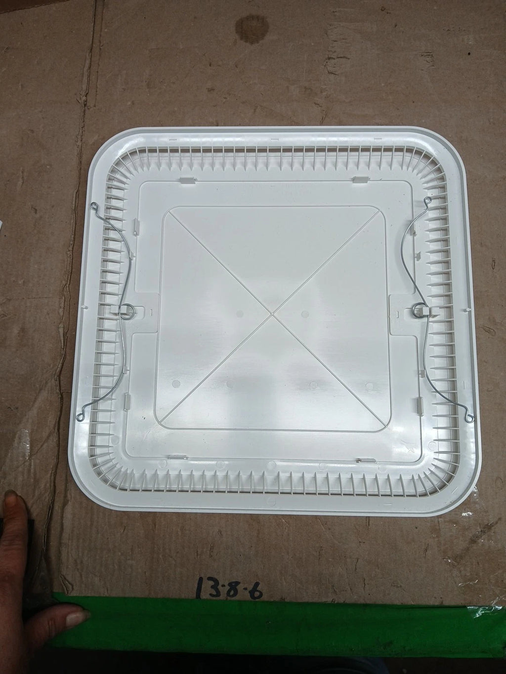 Broan NuTone Flex AE80K CFM Ceiling Bathroom Exhaust Fan CleanCover Grille White