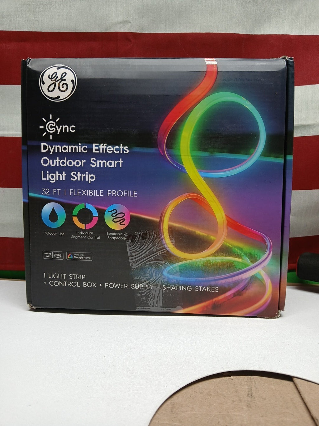 GE Household Lighting  Dynamic Effects Outdoor Full Color Smart Light Strip