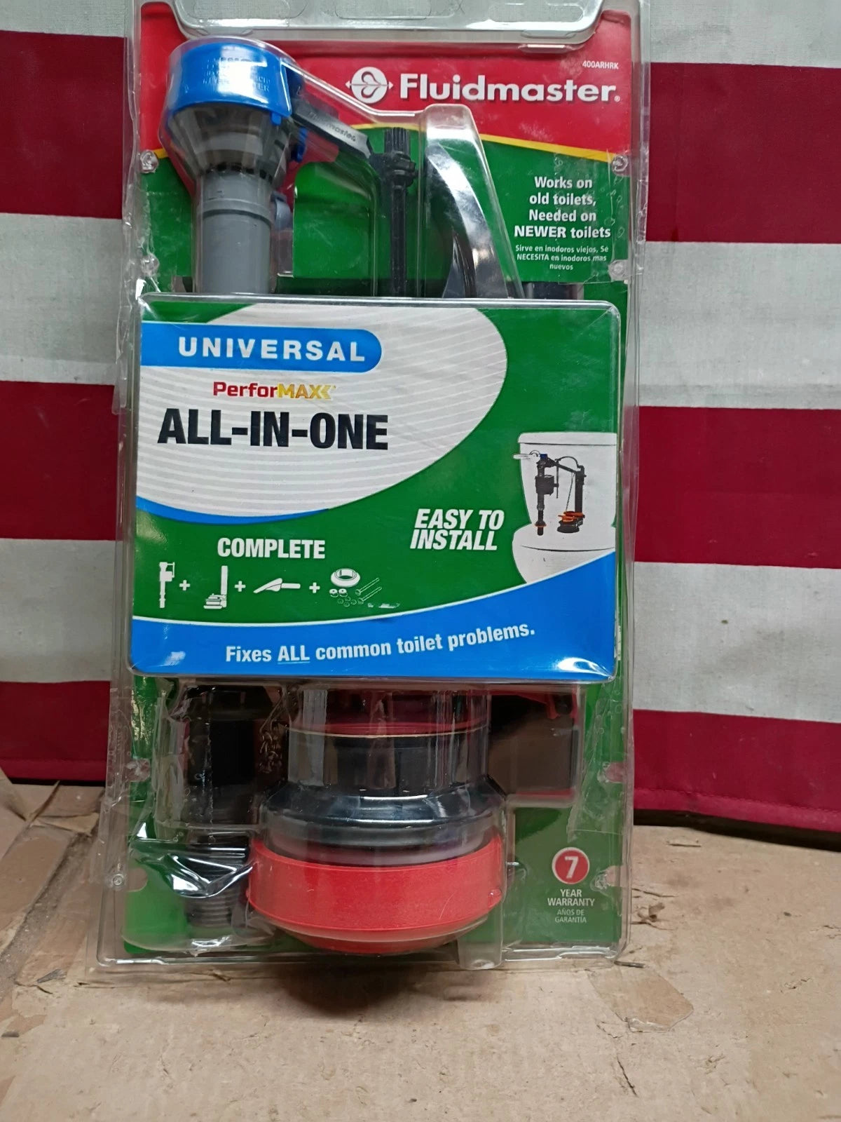 LOT OF 9 Fluidmaster 400ARHRK Universal Complete Toilet Rebuild Repair Kit 10 OB
