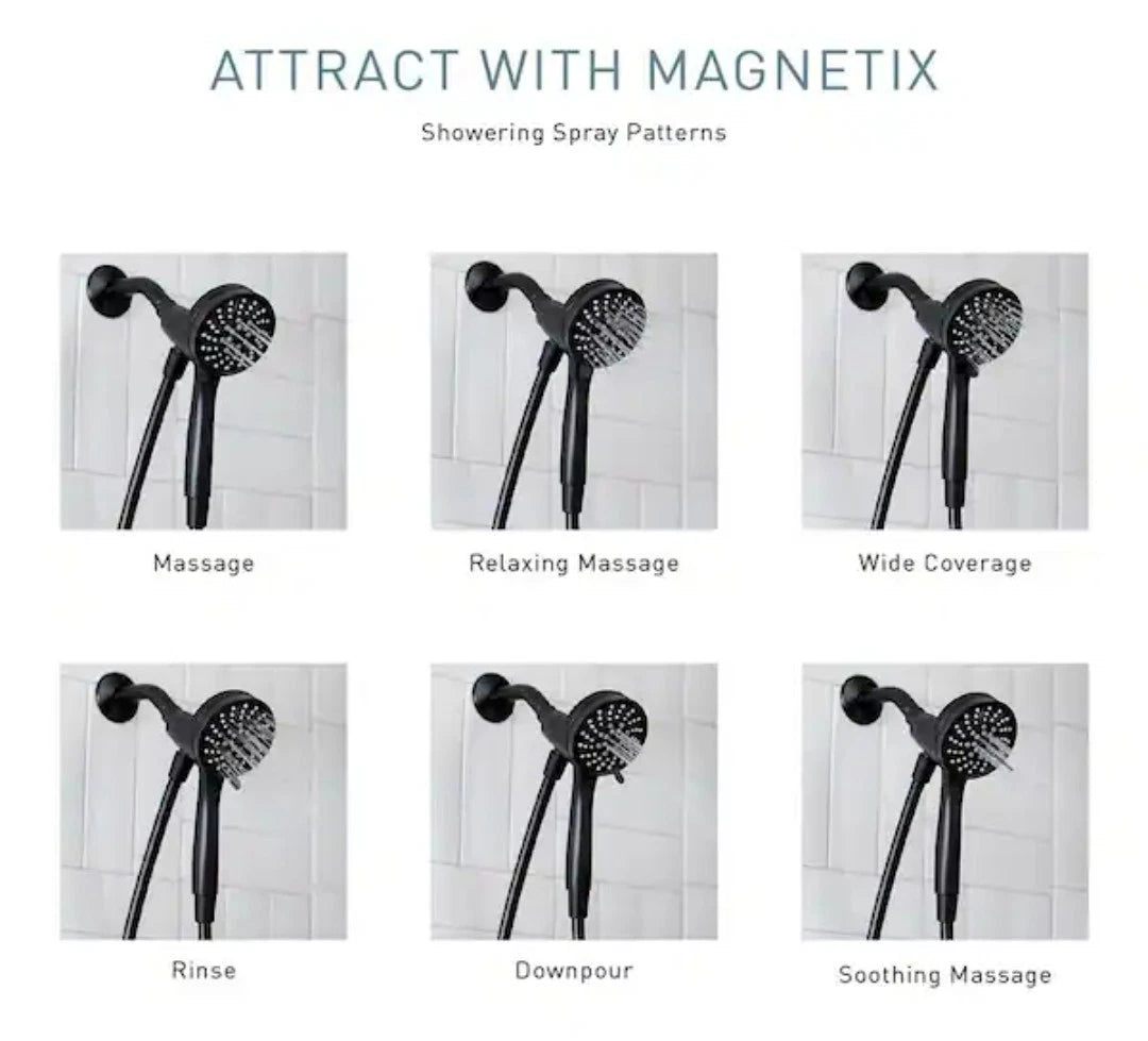 Moen 26000 Attract w/Magnetix 6-Spray 3.75in. Handheld Adjustable Showerhead