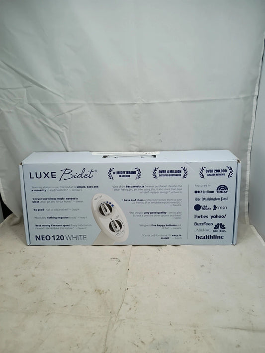 LUXE Bidet NEO 120 - Self-Cleaning Nozzle, Fresh Water Non-Electric Bidet NEW
