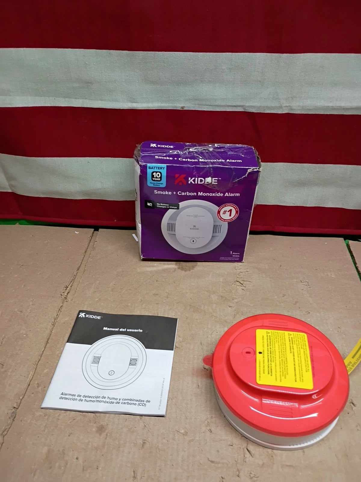 Kidde 30CUDR Detect Smoke +Carbon Monoxide Alarm 10 YEAR OB