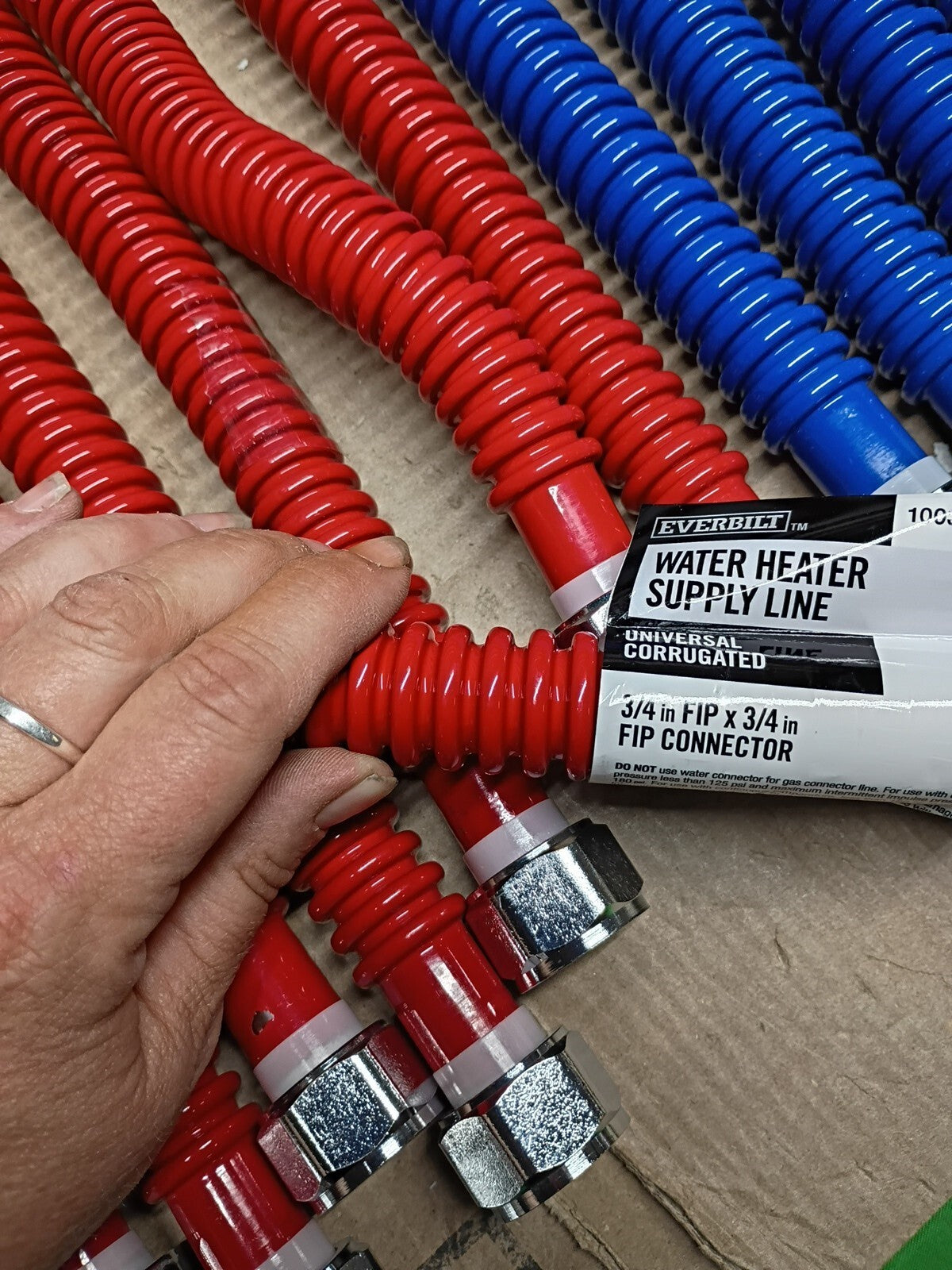 Lot Of 30 ,  Home-Flex Water Heater Connector 3/4" x 3/4" x 24" And 18 " OB