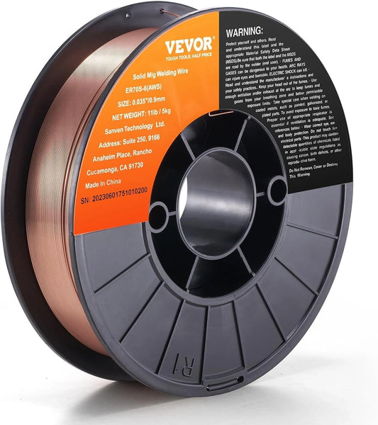 ER70S-6 .035" (0.9 mm) - 10-Lb - Solid MIG Welding Wire