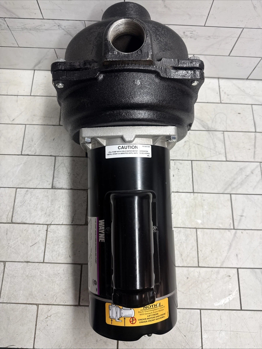 Wayne 58409-WYN1, 2 HP Permanent Lawn Irrigation Sprinkler Pump Open Box