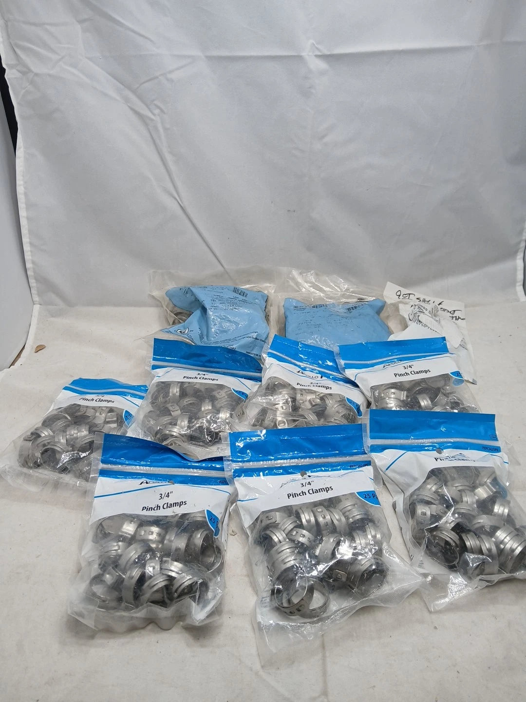 (285pcs) Assortment Of Pinch Clamps, Apollo, Oetiker, Apollo Pex All 3/4