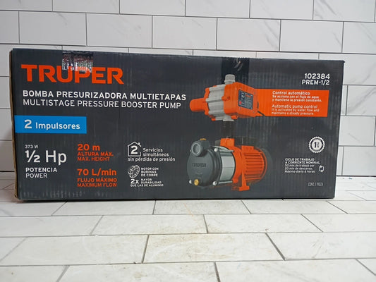 TRUPER PREM-1/2 373W 1/2 HP Pressure Pump Read Description