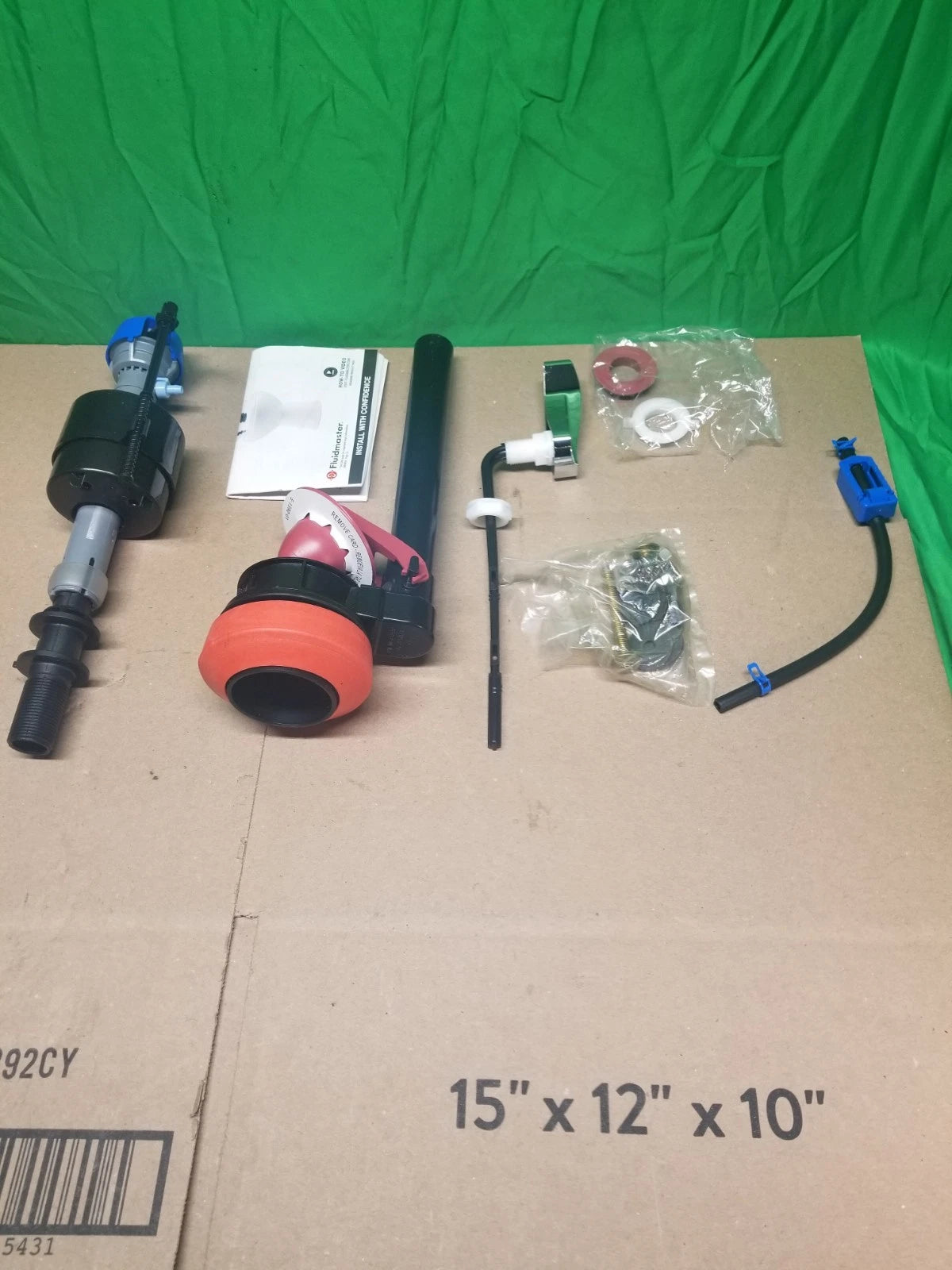 LOT OF 2 Fluidmaster Universal Complete Toilet Repair Kit 10" H 400ARHRK Openbox