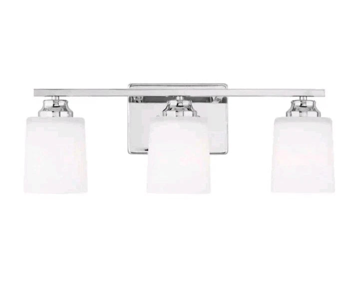 Generation Lighting 4428903-05 Franport 3 Light 21" Chrome Wall Bath Fixture OB