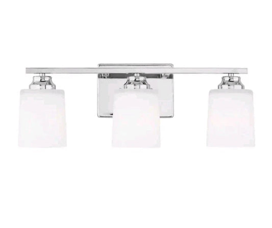 Generation Lighting 4428903-05 Franport 3 Light 21" Chrome Wall Bath Fixture OB