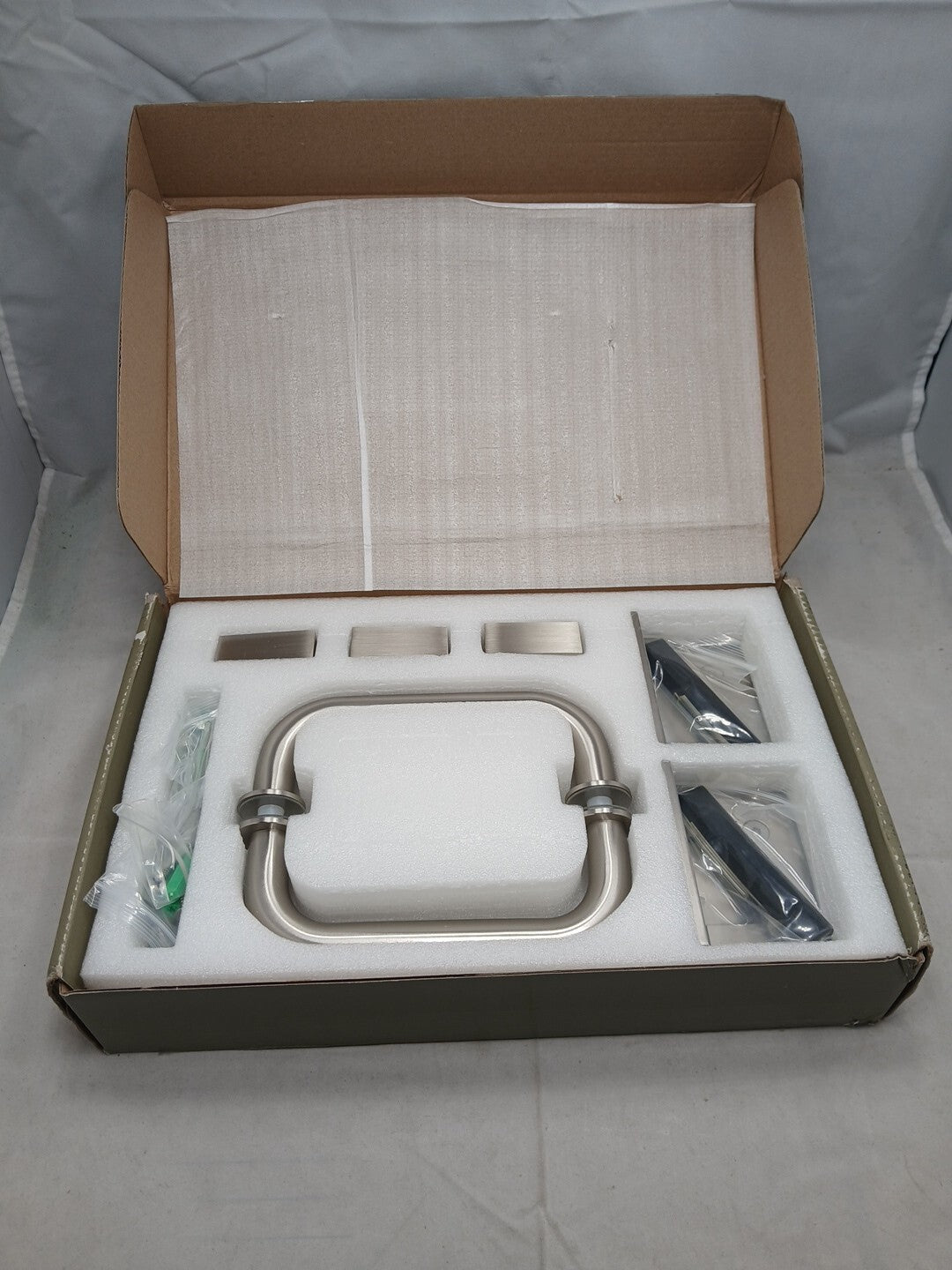 Wall Hinged Frameless Shower Door HINGES Only For 30 in. W x 78 in. H Glass Pane