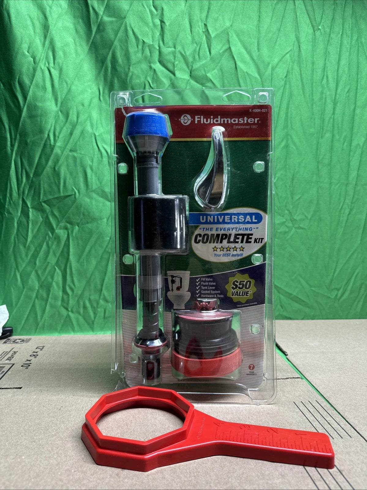 Fluidmaster Universal Complete Toilet Kit #K-400H-021..