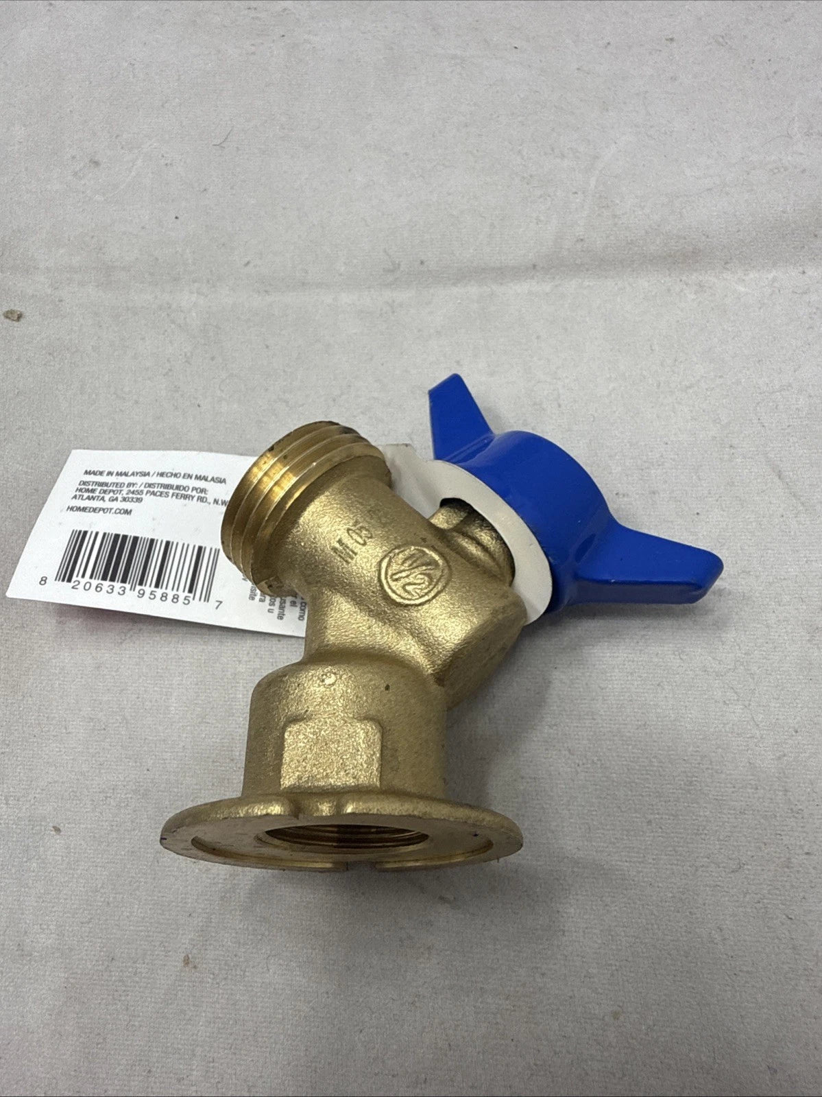 LOT OF 12 EVERBILT 1/2 in. Brass 1/4 Turn FPT x MHT Sillcock VSC-QTR-B3EB #161