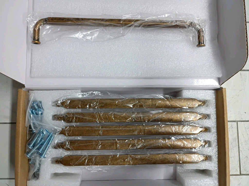 6pk Art and Design Decorative Hardware 1827-GUTON-128 5" P-bar Open Box Read