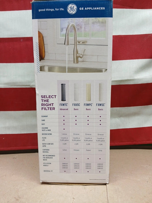 GE GXWH20T Whole House Water Filtration System Model OPEN BOX