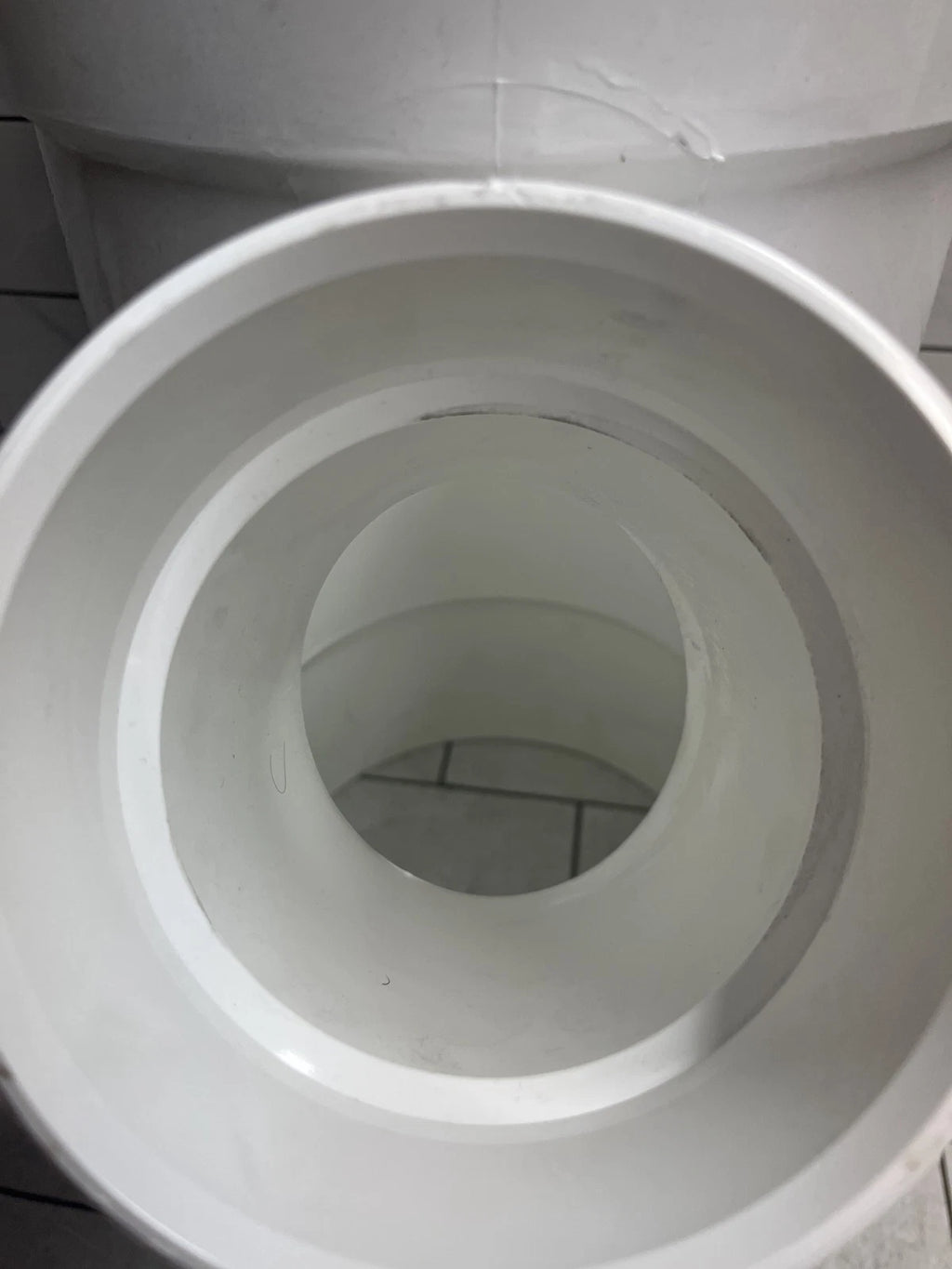 Charlotte Pipe PVC 00601 2800 8 in. x 8 in. x 4 in. PVC DWV Wye Reducing Fitting