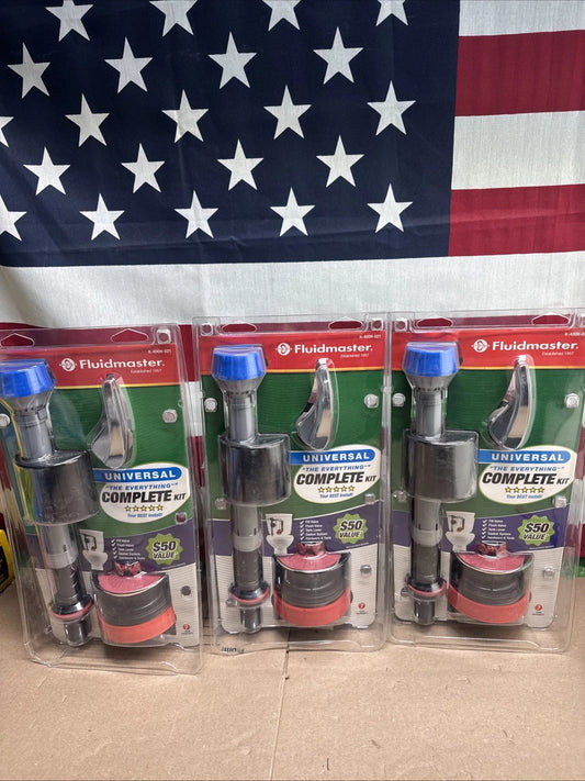 3PK Fluidmaster Universal Complete Toilet Kit #K-400H-021