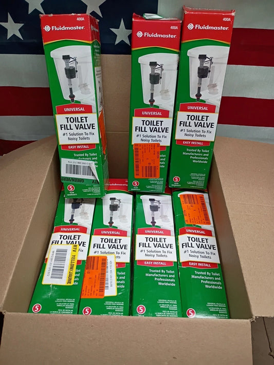 *11* PACK Fluidmaster 400A Universal Toilet Fill Valve, Easy To Install, OB,