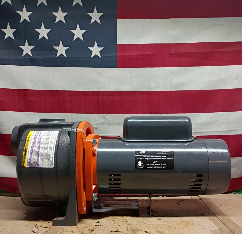 Leo UCSm200 2 hp Lawn Sparkler Pump Model Ucsm150 Open Box.