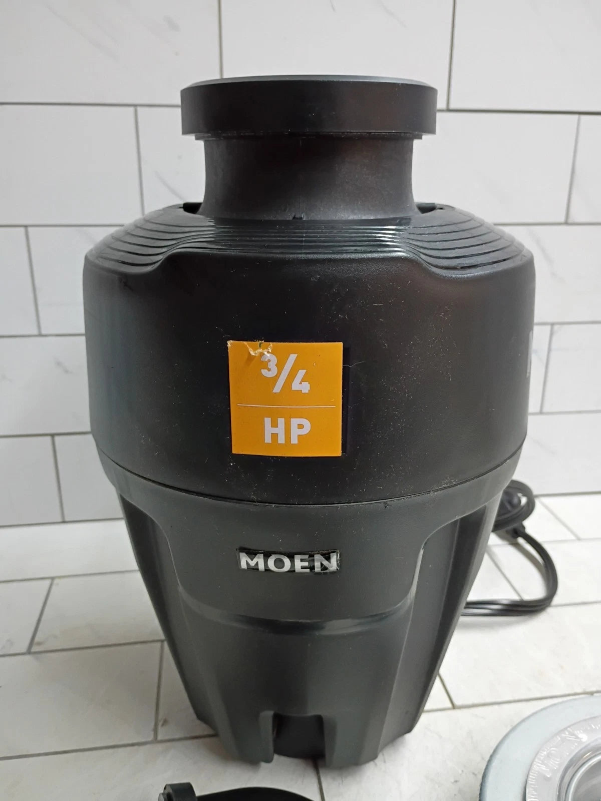 Moen Host 3/4hp Garbage Disposal New EX75c Continuous Feed Open Box