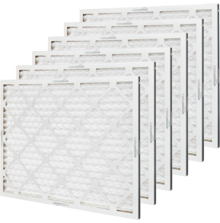 MERV 6-pack  8 AC Furnace Filters, Removes Dust, Electrostatic, Allergy Cont OB