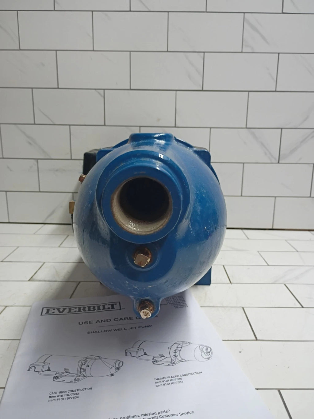 Everbilt HDSWJ7 3/4 HP Cast Iron Shallow Well Jet Pump *For Parts *