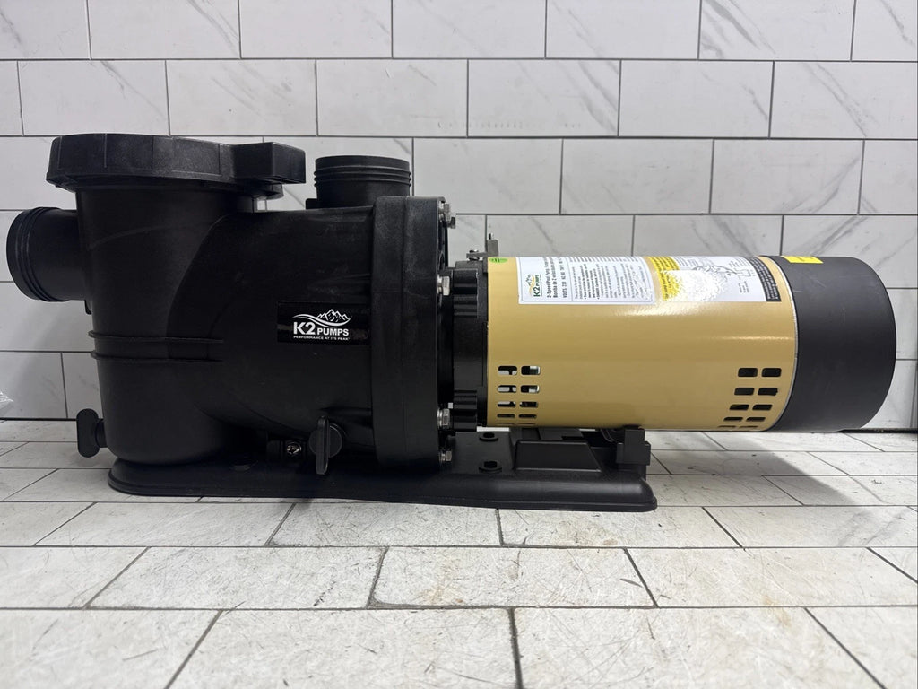 K2 Pumps PP|10001SPK Pool Pump 1HP Self Priming Two Speed 230V 75GPM New OpenBox