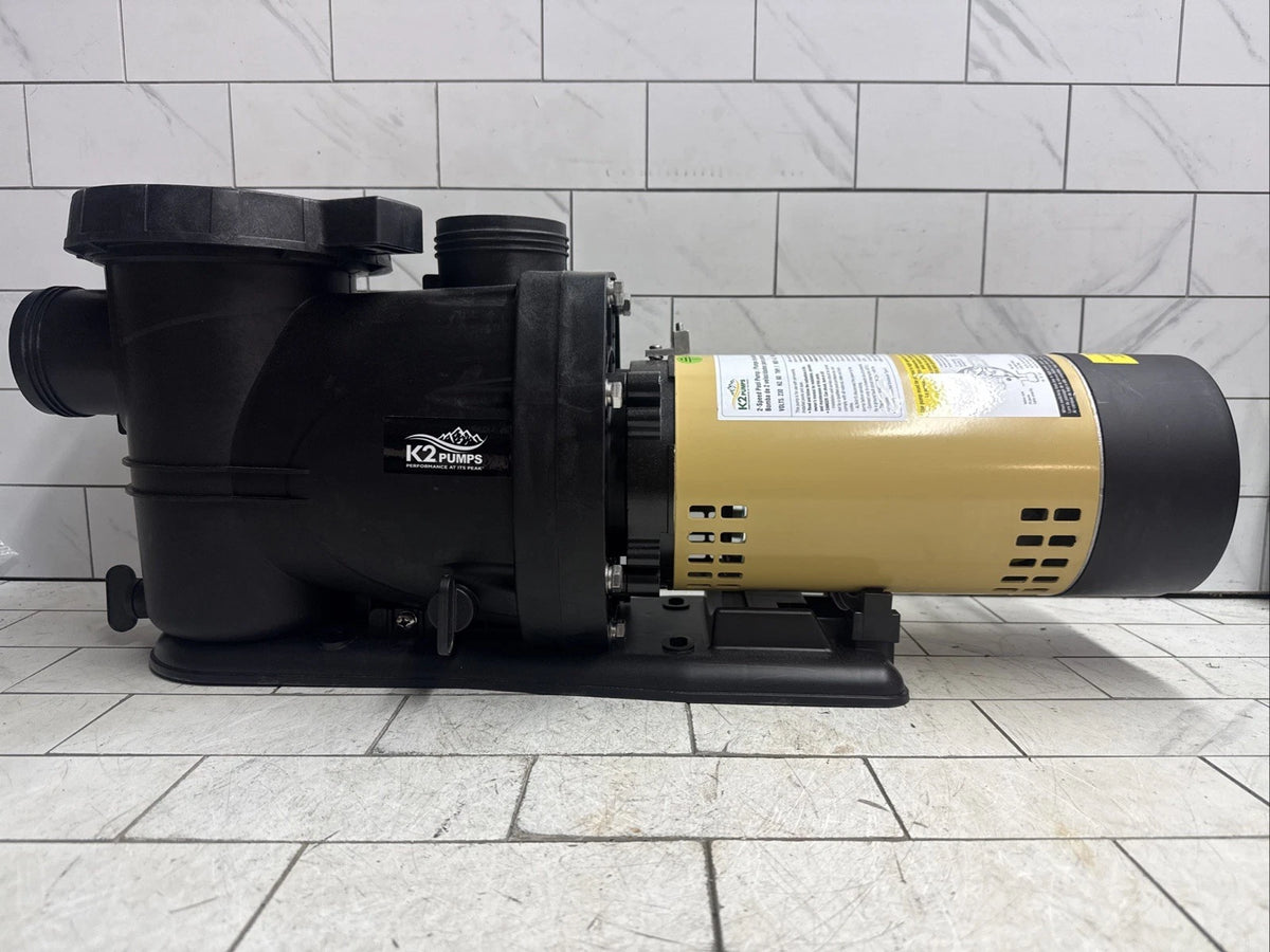 K2 Pumps PP|10001SPK Pool Pump 1HP Self Priming Two Speed 230V 75GPM New OpenBox