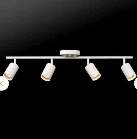 Globe Electric 59740 Tribeca 4 Light 56" Linear Track Lighting Kit Matte White