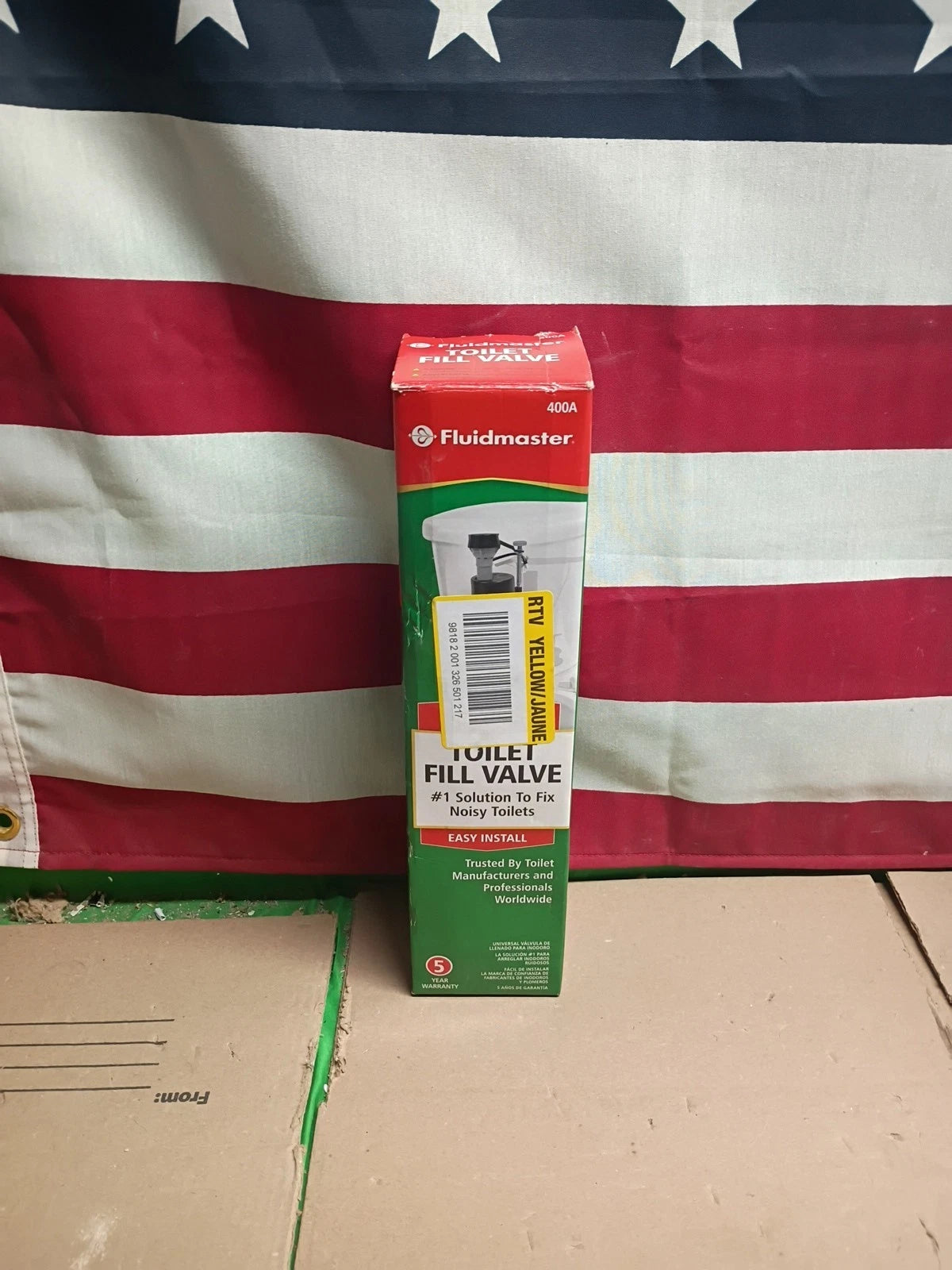 12PK Fluidmaster 400A Anti-Siphon Toilet Tank Fill Valve OB