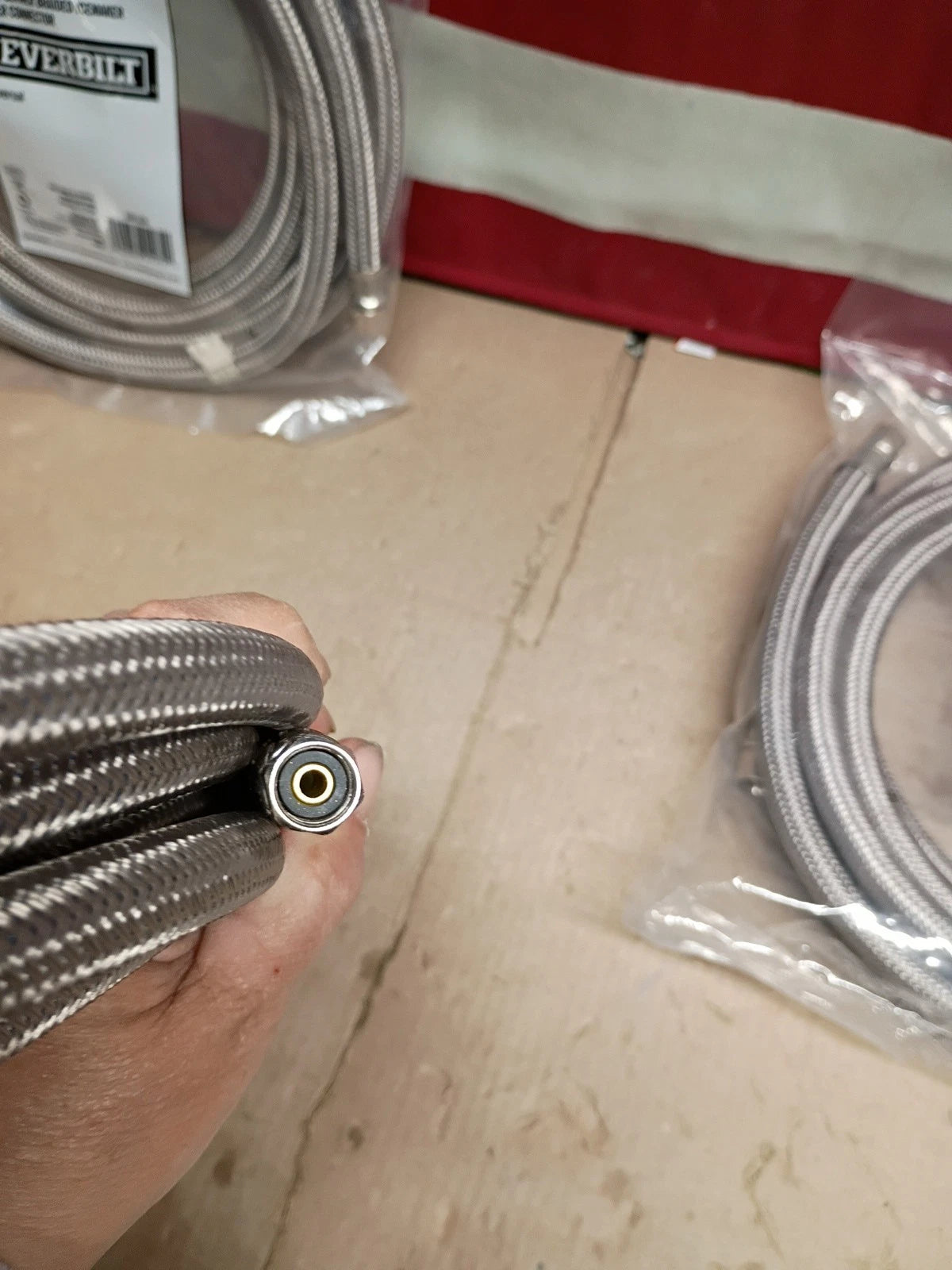 Everbilt 12 ft. Braided Ice Maker Connector
